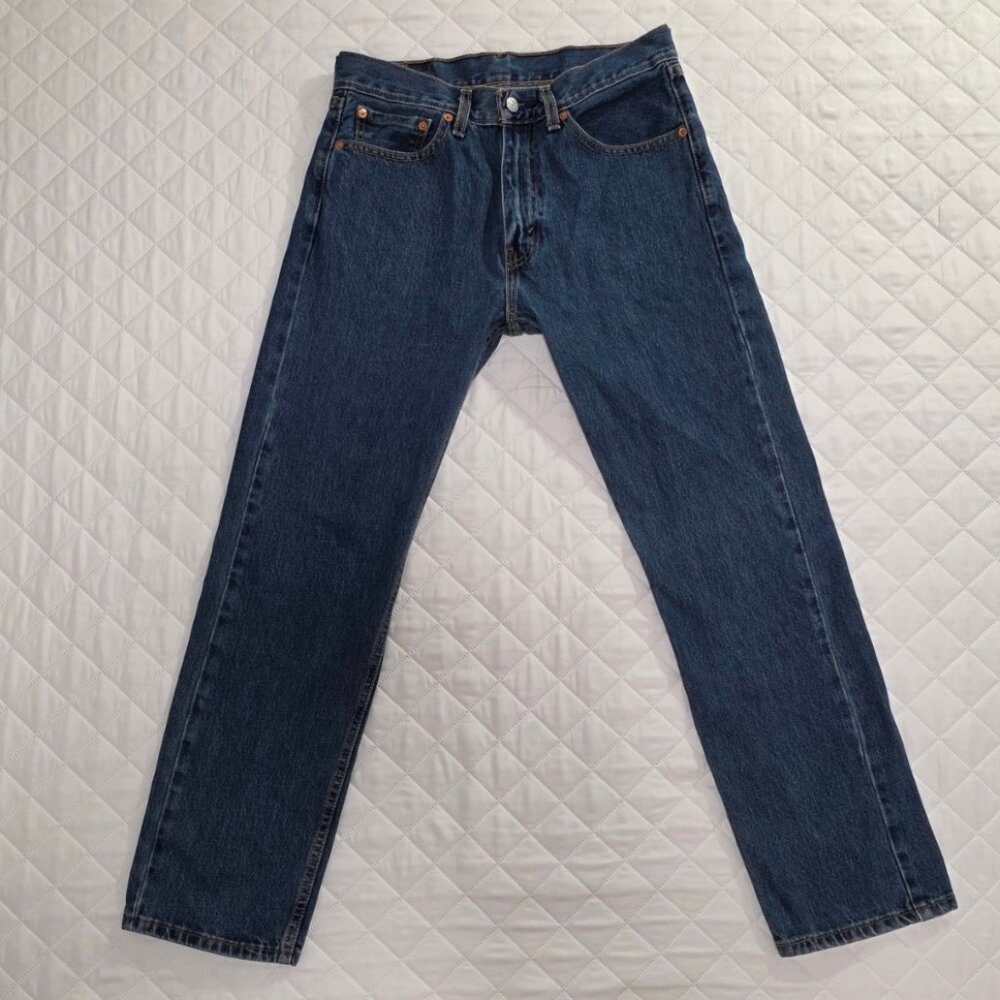 Levi’s 505 Straight Leg Jeans W31 L32 Men’s Medium Wash Denim